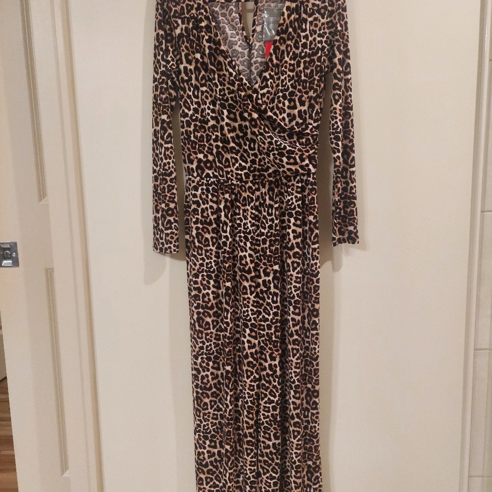 NWT Bold Elements Women's Animal Print Jumpsuit Size Large